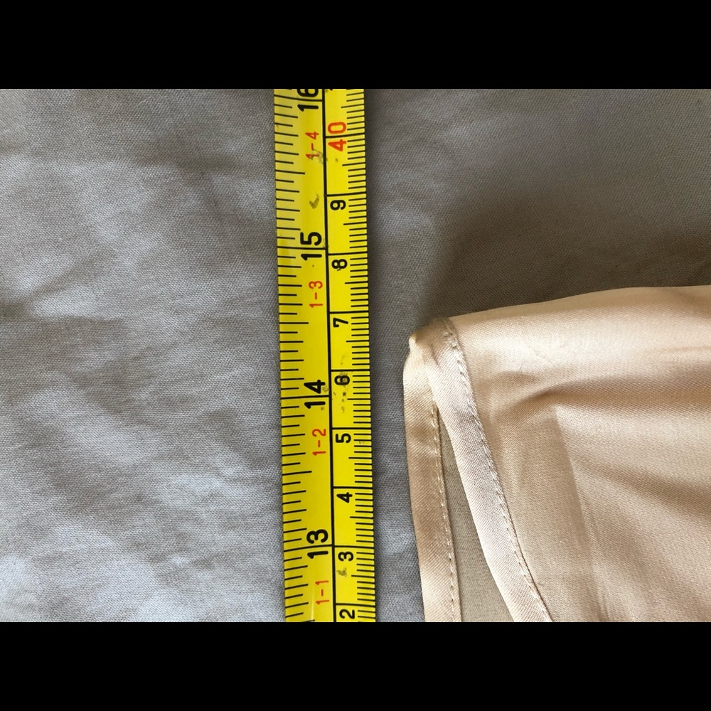 Silk ivory THEORY slip skirt - Picture 8 of 9